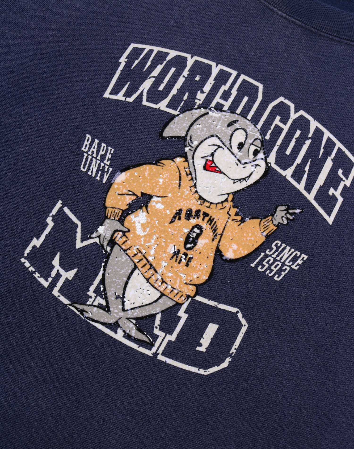 WGM BEAST COLLEGE RELAXED FIT CREWNECK SWEATSHIRT MENS