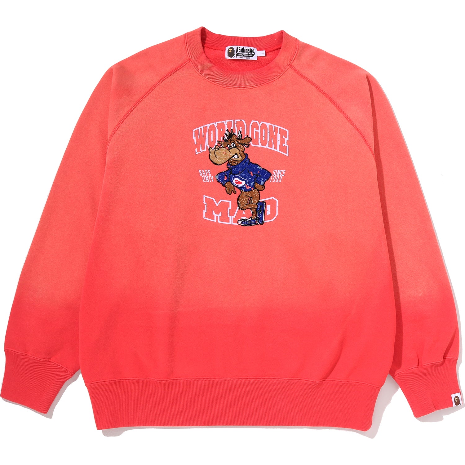 WGM BEAST COLLEGE RELAXED FIT CREWNECK SWEATSHIRT MENS