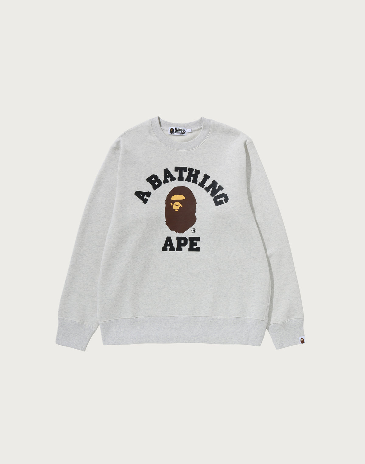 COLLEGE CREWNECK SWEATSHIRT MENS