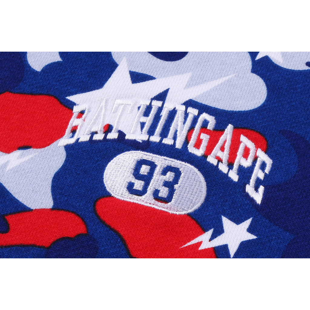 STA STRIKE CAMO POLO CROPPED CREWNECK SWEATSHIRT LADIES