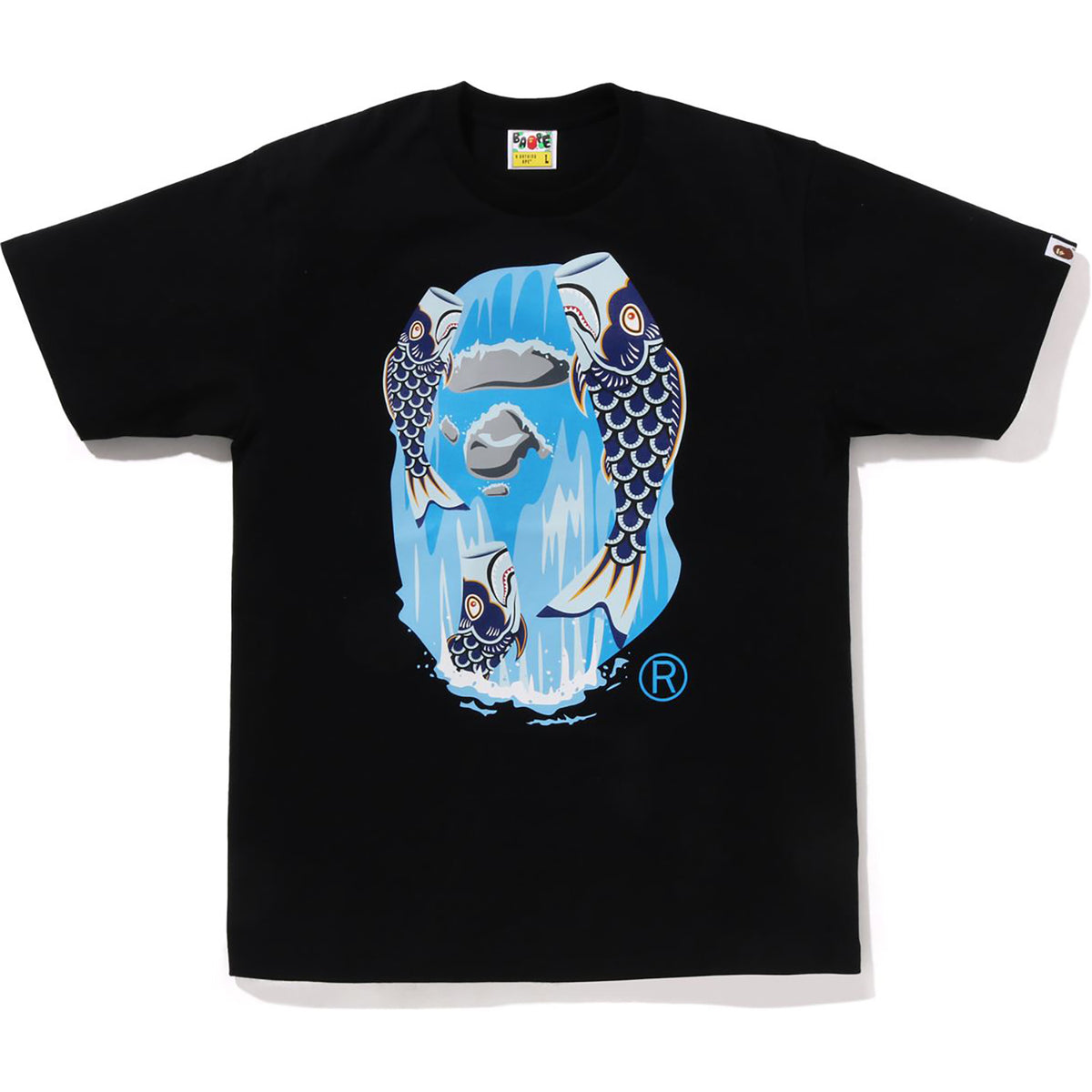 KOINOBORI WATERFALL APE HEAD TEE MENS