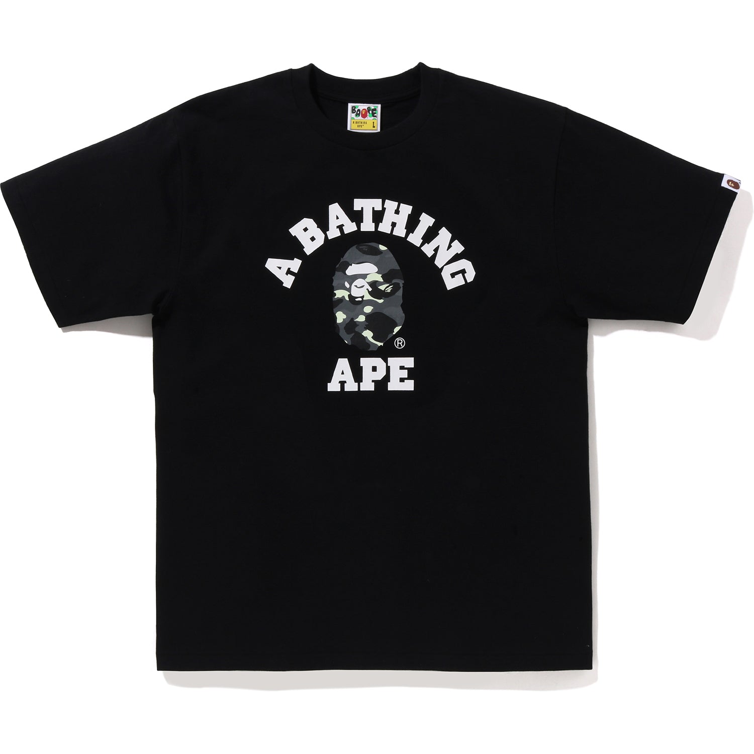 US Bape City Camo College Tee Mens 1J20 110 019 White 2XL