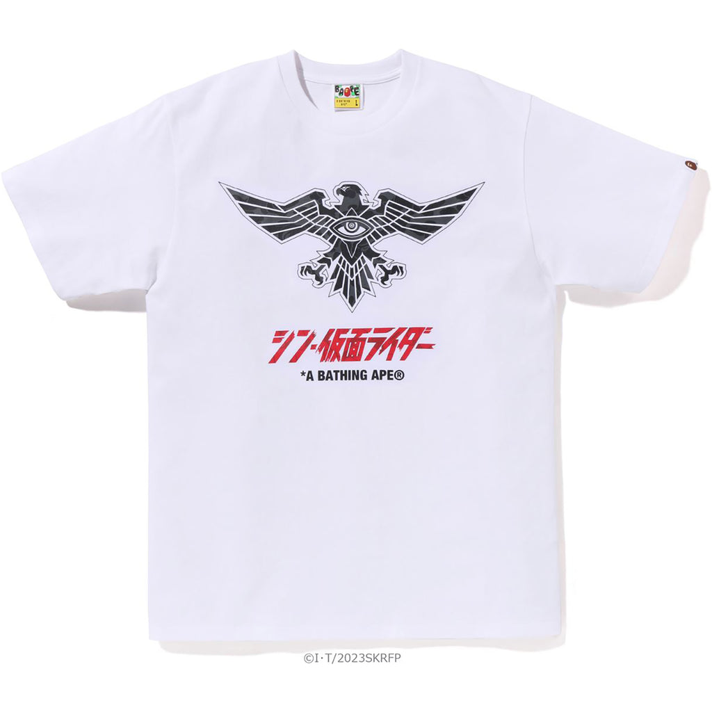 BAPE X SHIN KAMEN RIDER SHOCKER EMBLEM TEE MENS