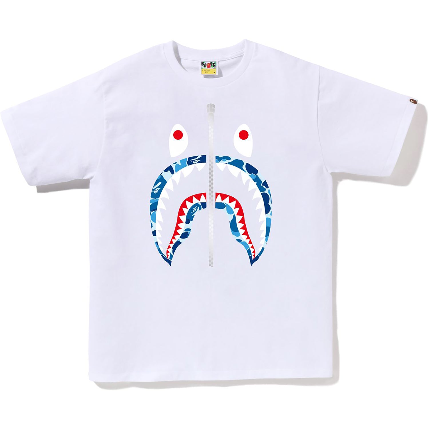 Bape side shark tee best sale