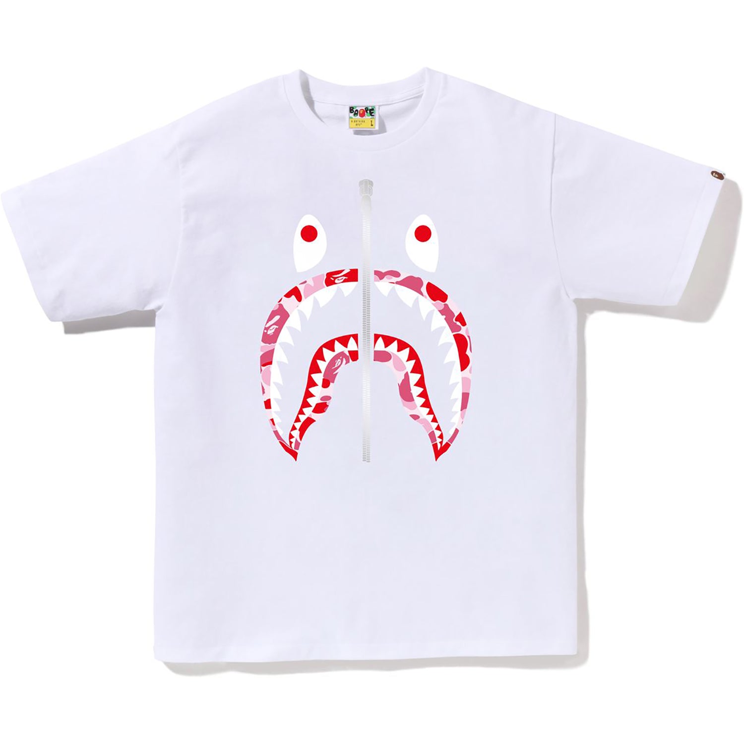 Bape abc side shark tee hotsell