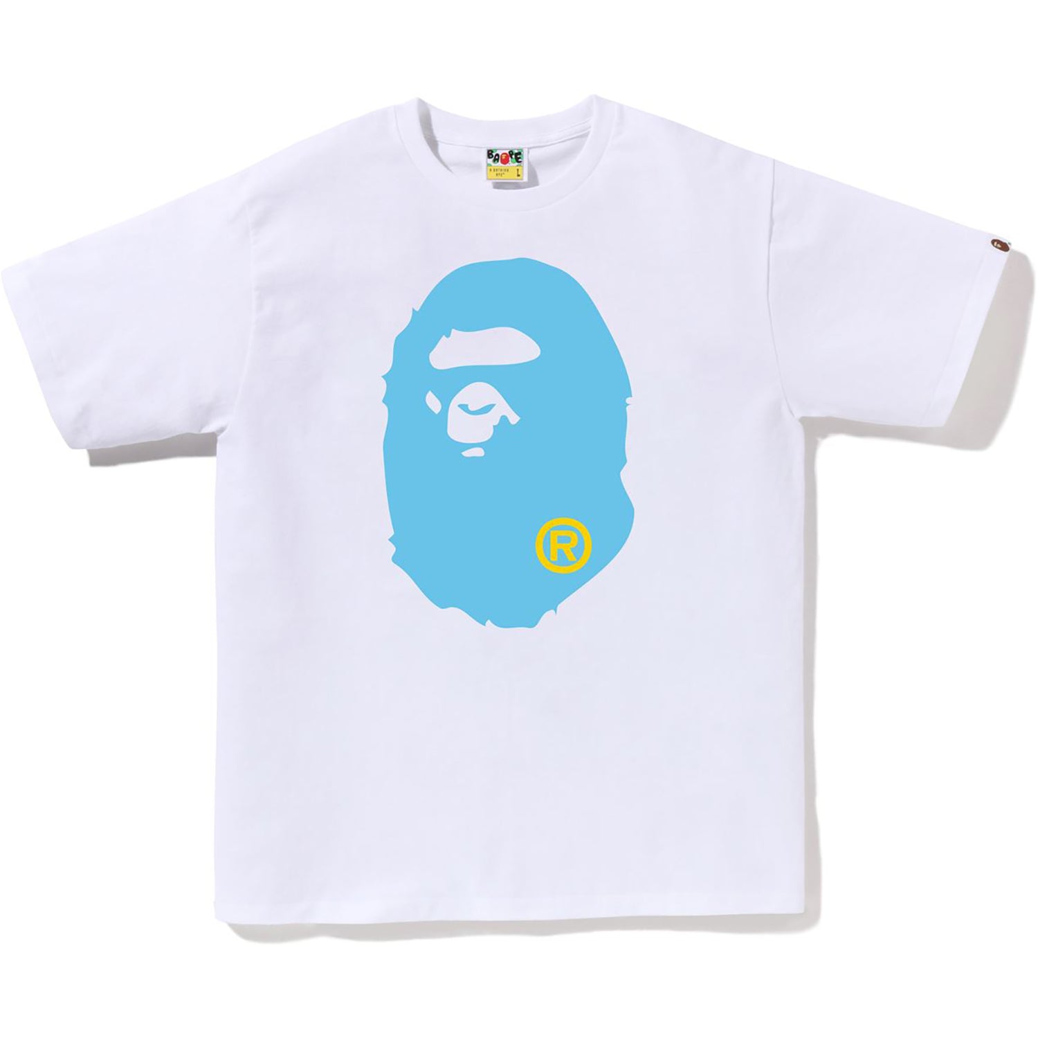 Bape Colors Big Ape Head Tee SS23 Sax