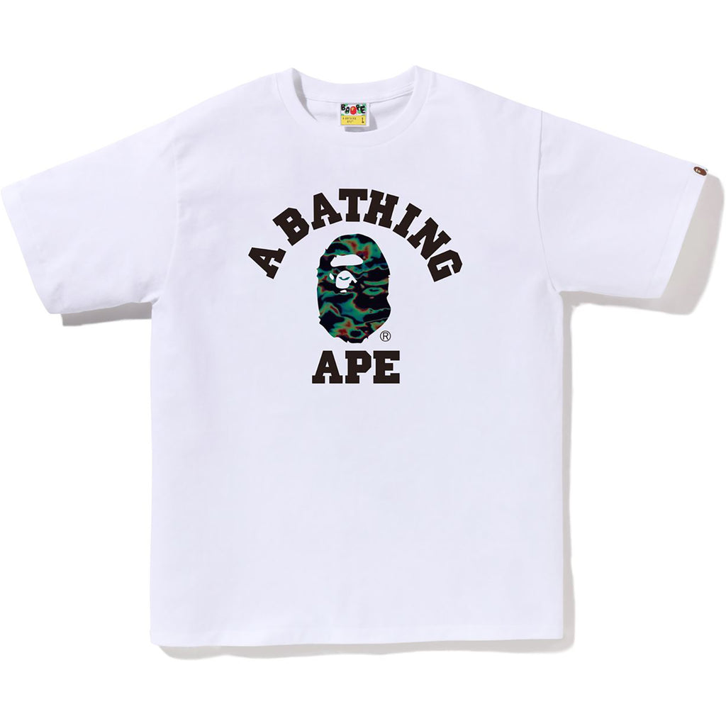 BAPE THERMOGRAPHY COLLEGE TEE MENS