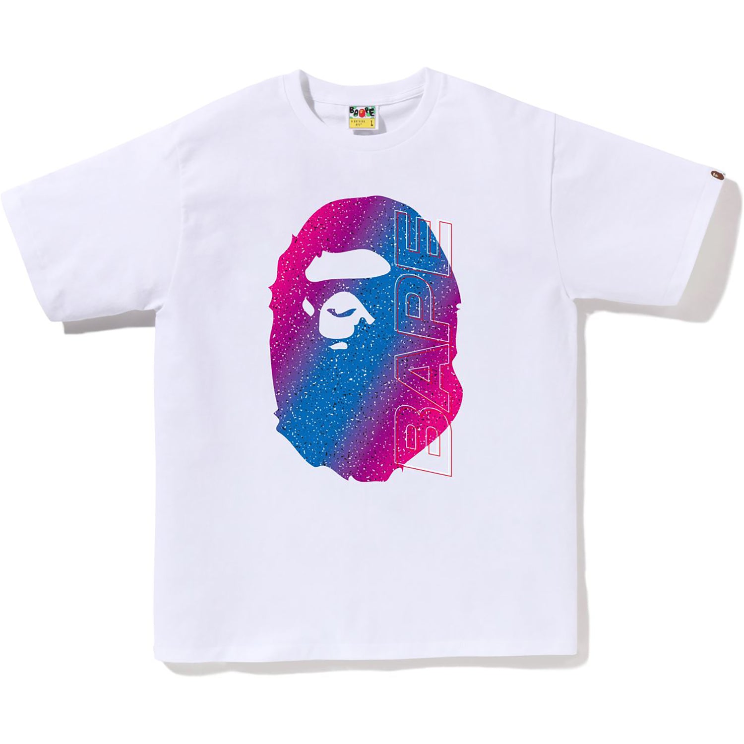 A Bathing Ape Bape Electro Neon Tee White White XXL