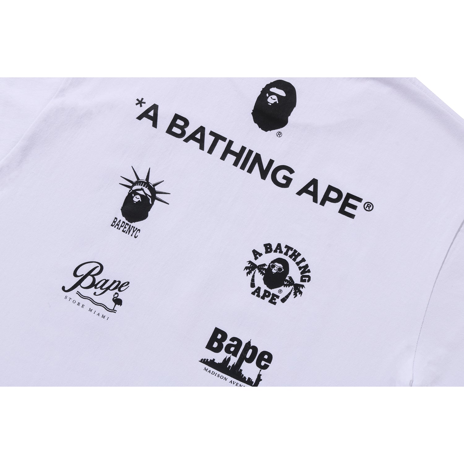 Bape us t shirt best sale