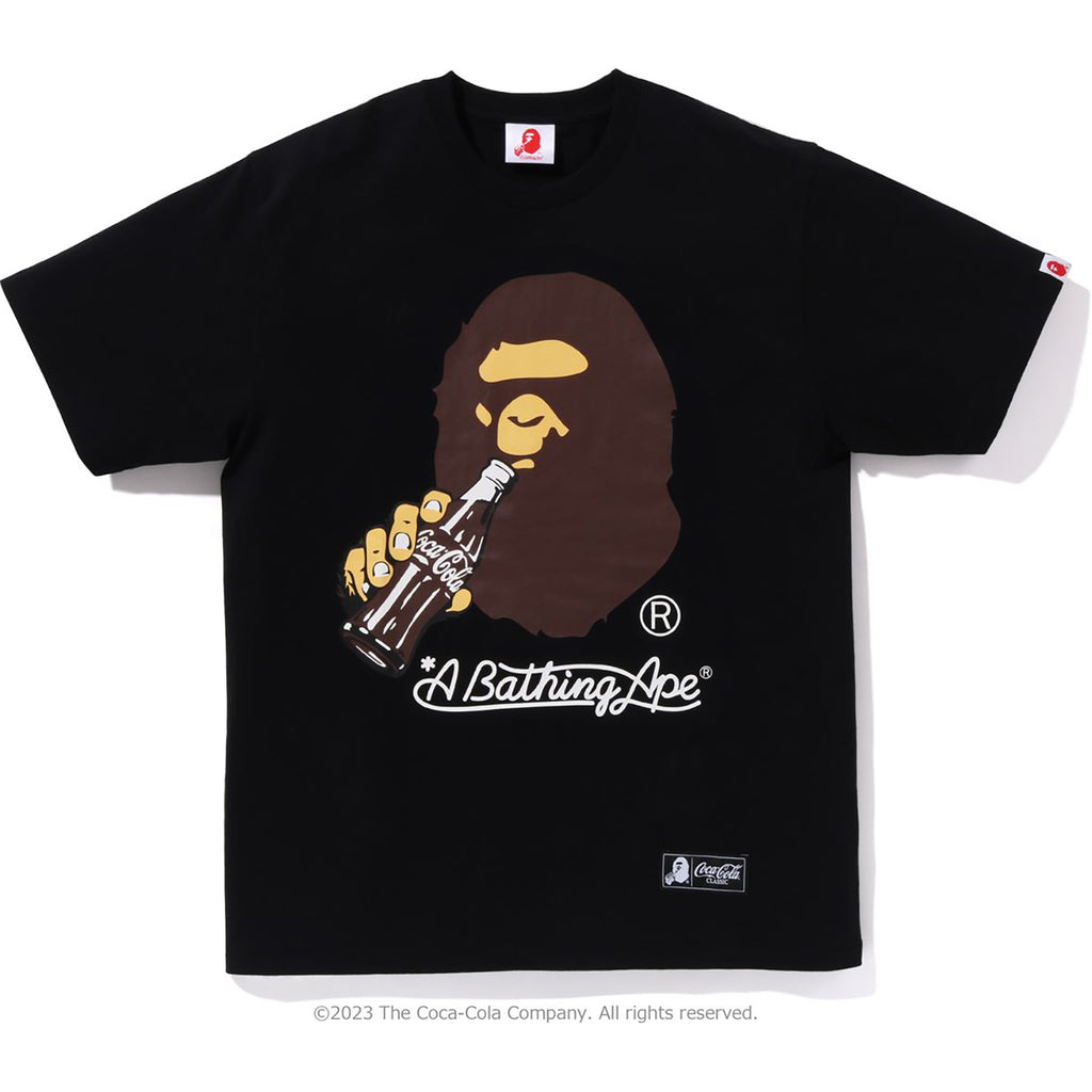 BAPE X COCA-COLA APE HEAD TEE MENS