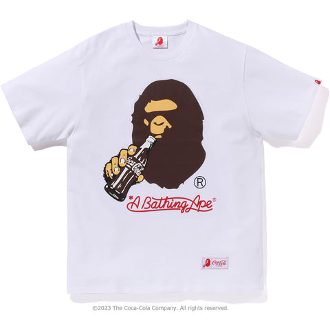 BAPE X COCA-COLA APE HEAD TEE MENS | us.bape.com