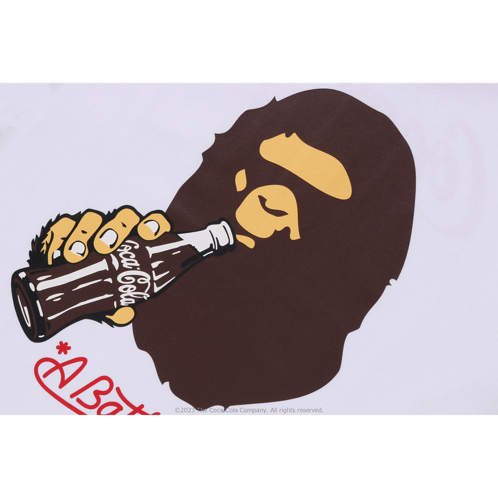 BAPE X COCA-COLA APE HEAD TEE MENS