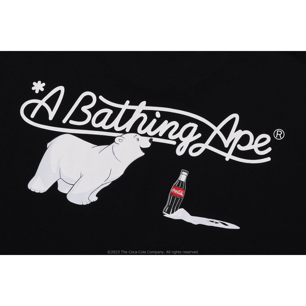 BAPE X COCA-COLA POLAR BEAR TEE MENS