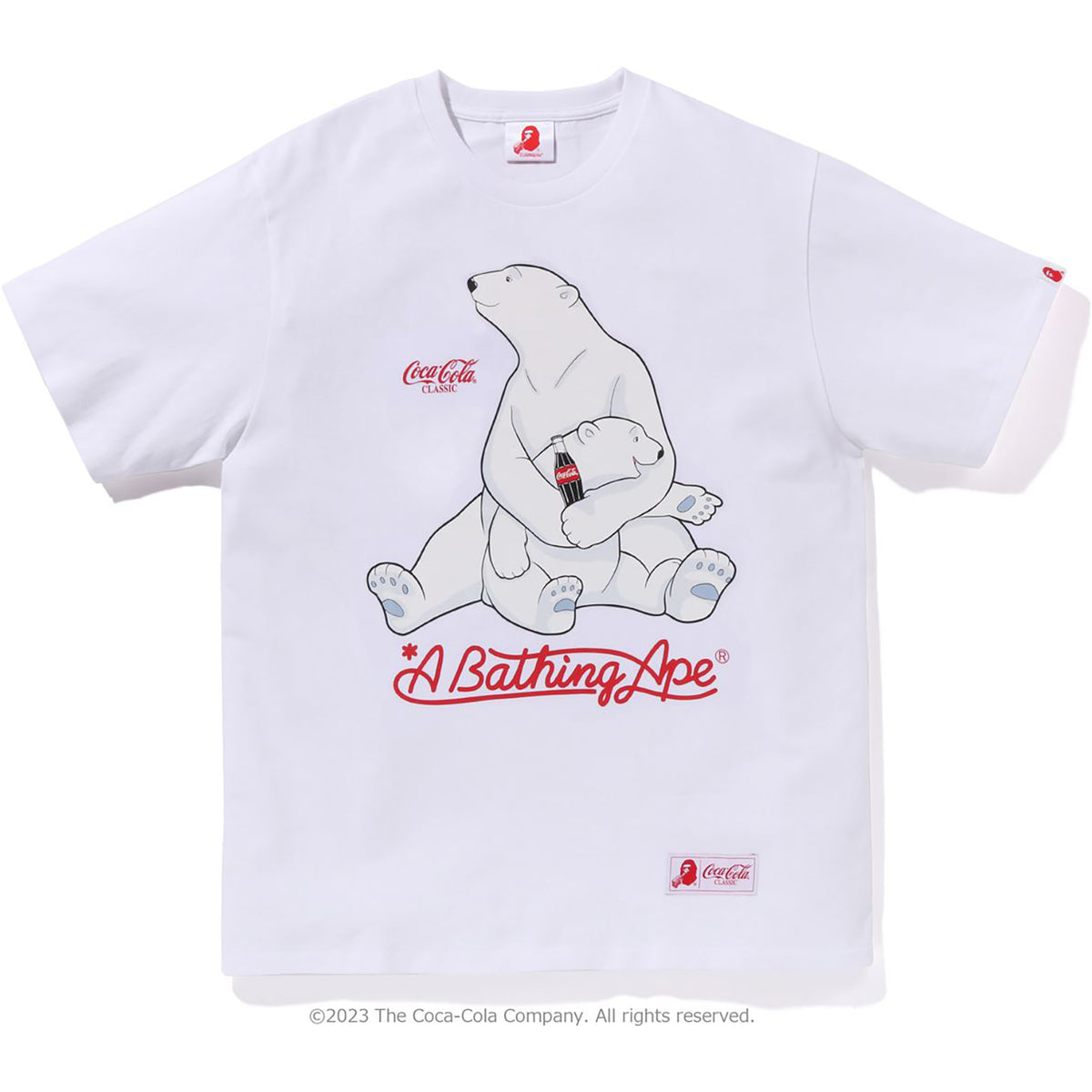 BAPE X COCA-COLA POLAR BEAR TEE MENS