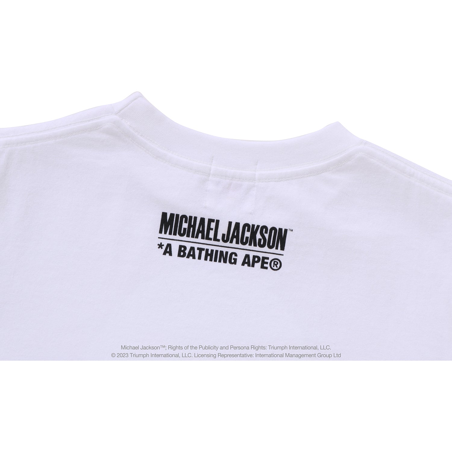 BAPE X MICHAEL JACKSON ALBUM JACKET APE HEAD TEE KIDS