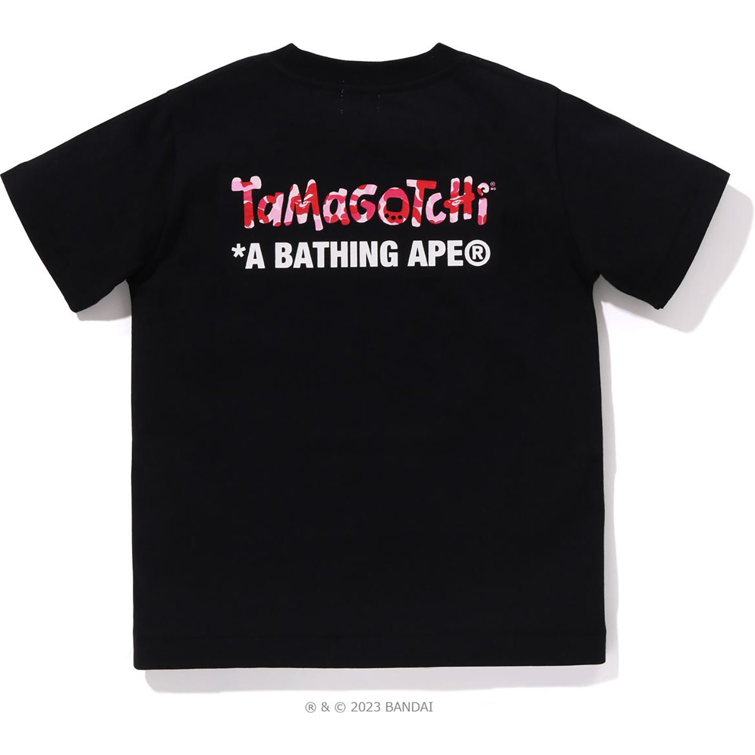 Bape x Tamagotchi Tee #2 Kids 1J73-310-903 / Black x Pink / 90 (9-12 Month)