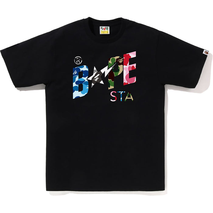 ABC CAMO CRAZY BAPE STA LOGO TEE MENS