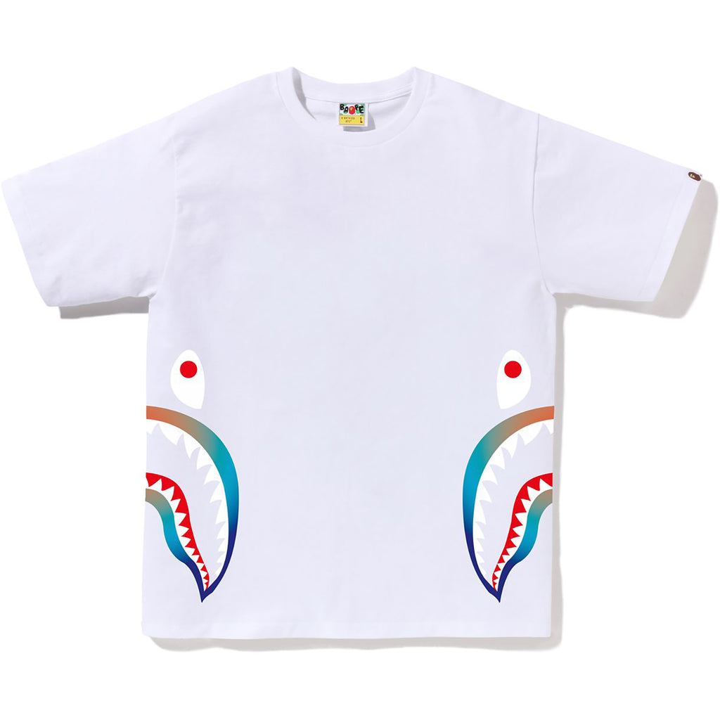 GRADATION SIDE SHARK TEE MENS