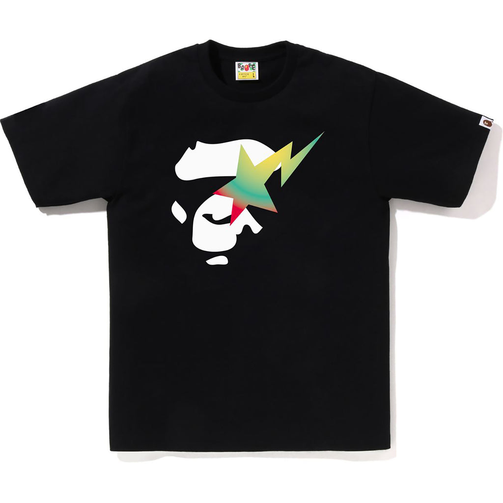 Bape shark face t sales shirt