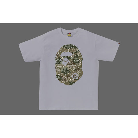 LAYERED LINE CAMO BIG APE HEAD TEE MENS