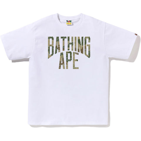 LAYERED LINE CAMO NYC LOGO TEE MENS | us.bape.com