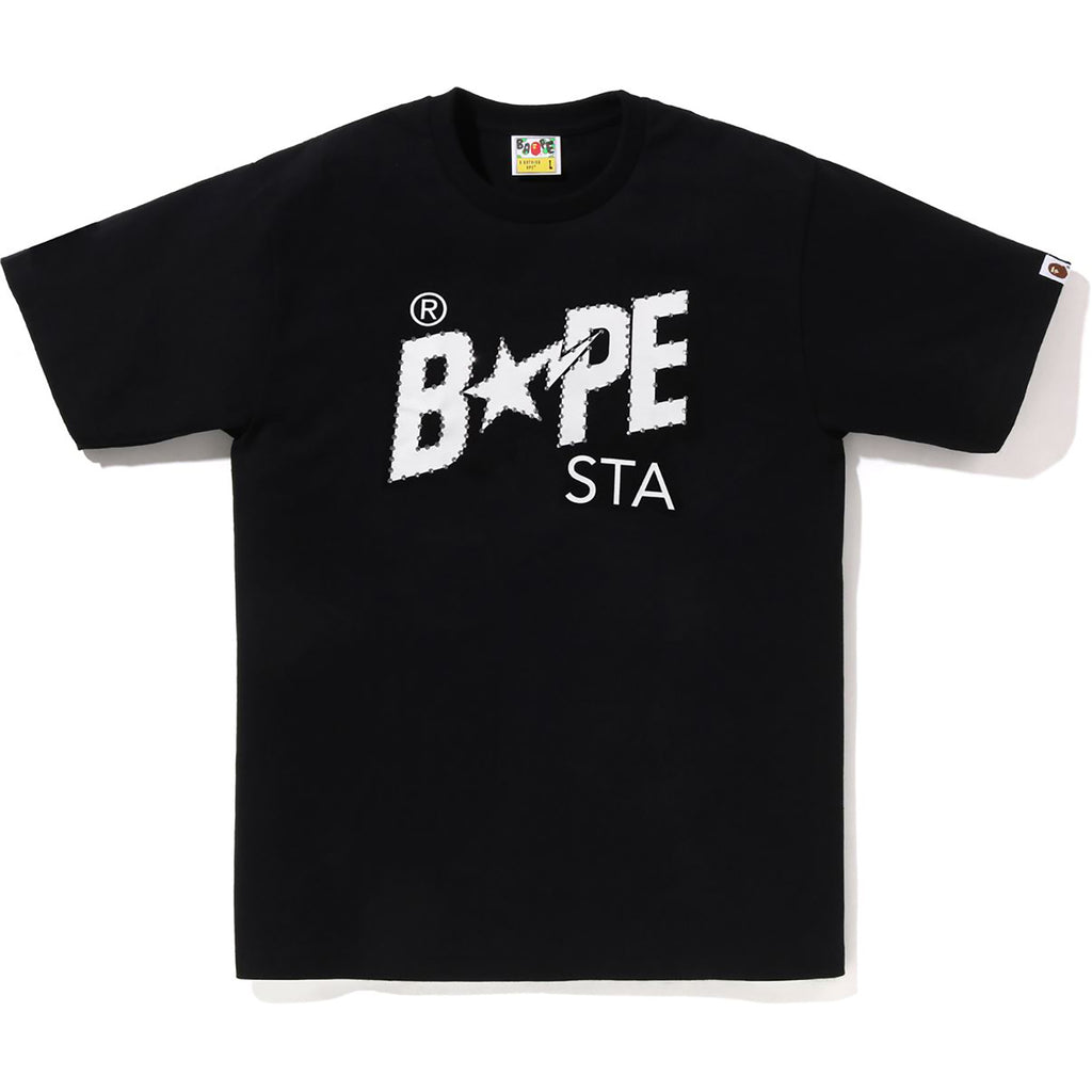 CRYSTAL STONE BAPE STA LOGO TEE MENS | us.bape.com