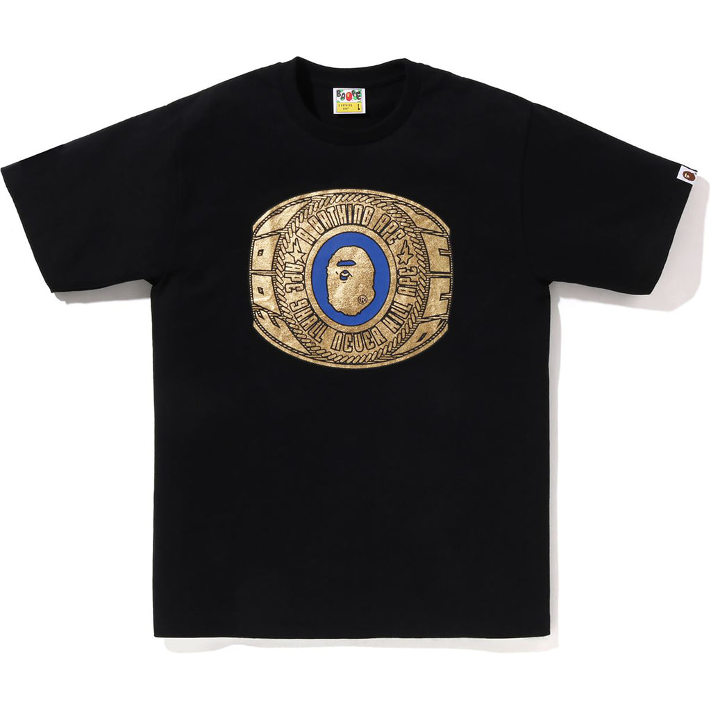 FOIL BAPE COLLEGE RING TEE MENS | us.bape.com