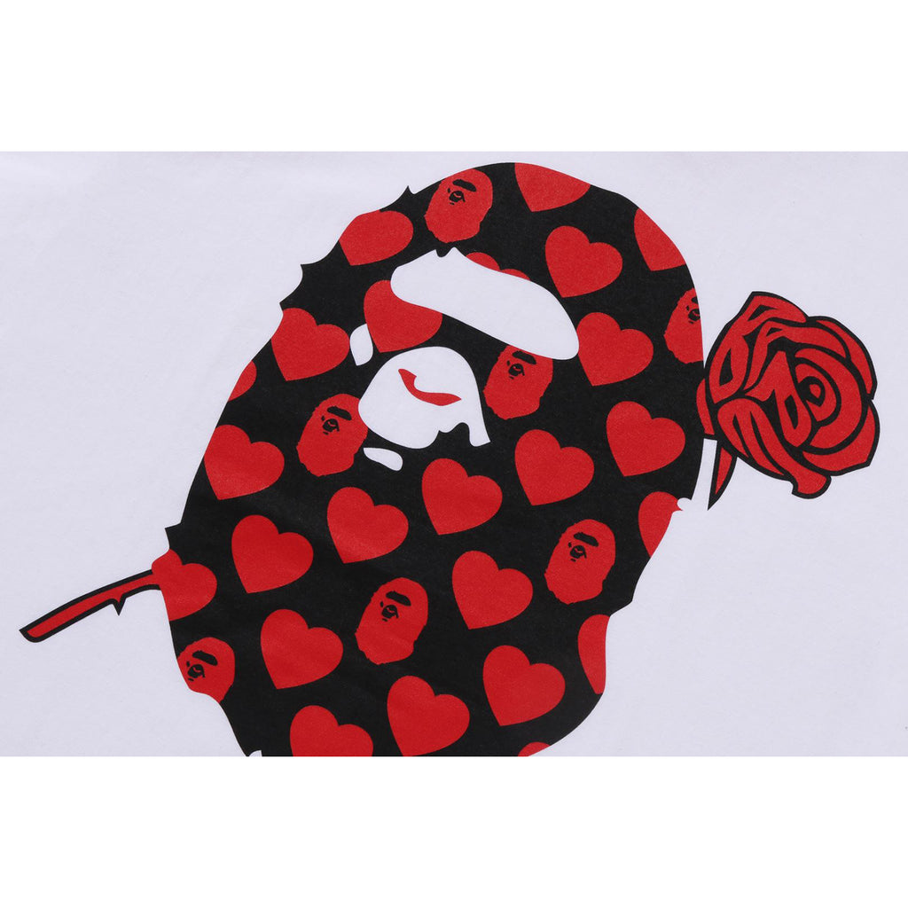 VALENTINE APE HEAD TEE MENS | us.bape.com