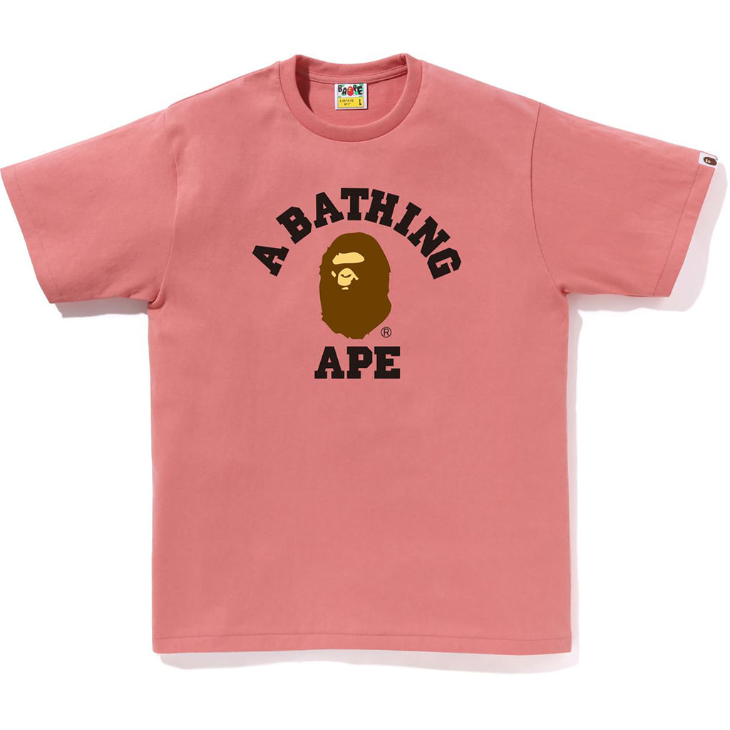 BAPE Color Camo College Tee Red Men's - US