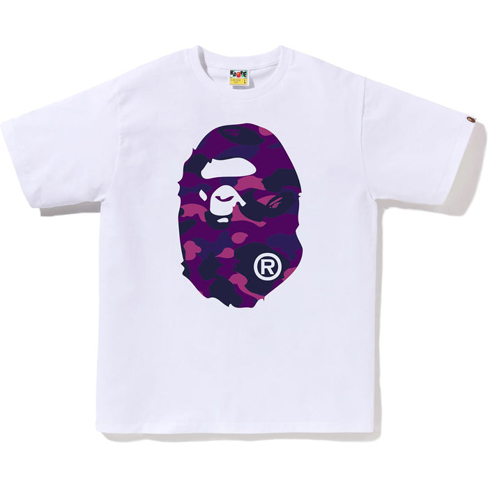 COLOR CAMO BIG APE HEAD TEE MENS