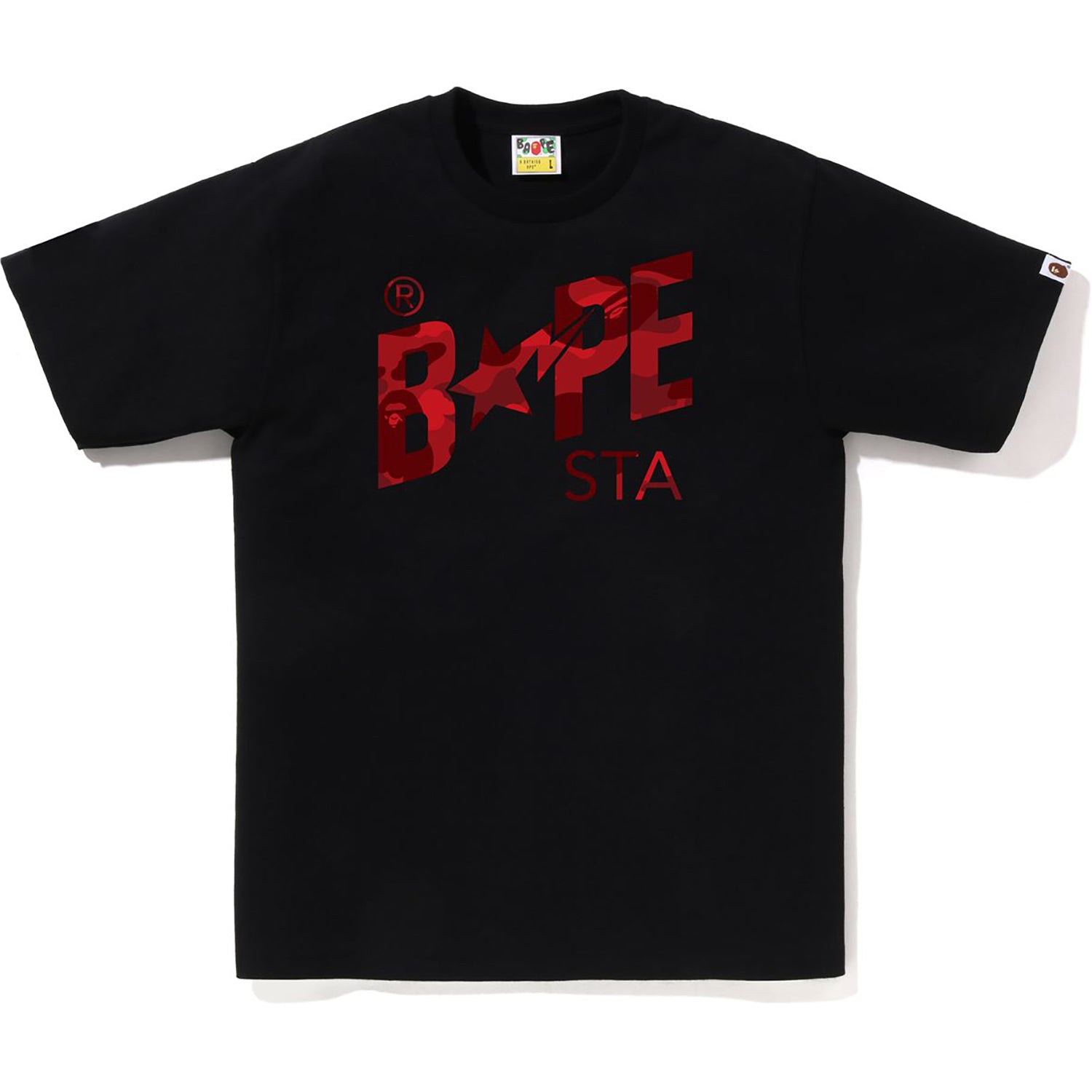 COLOR CAMO BAPE STA LOGO TEE MENS