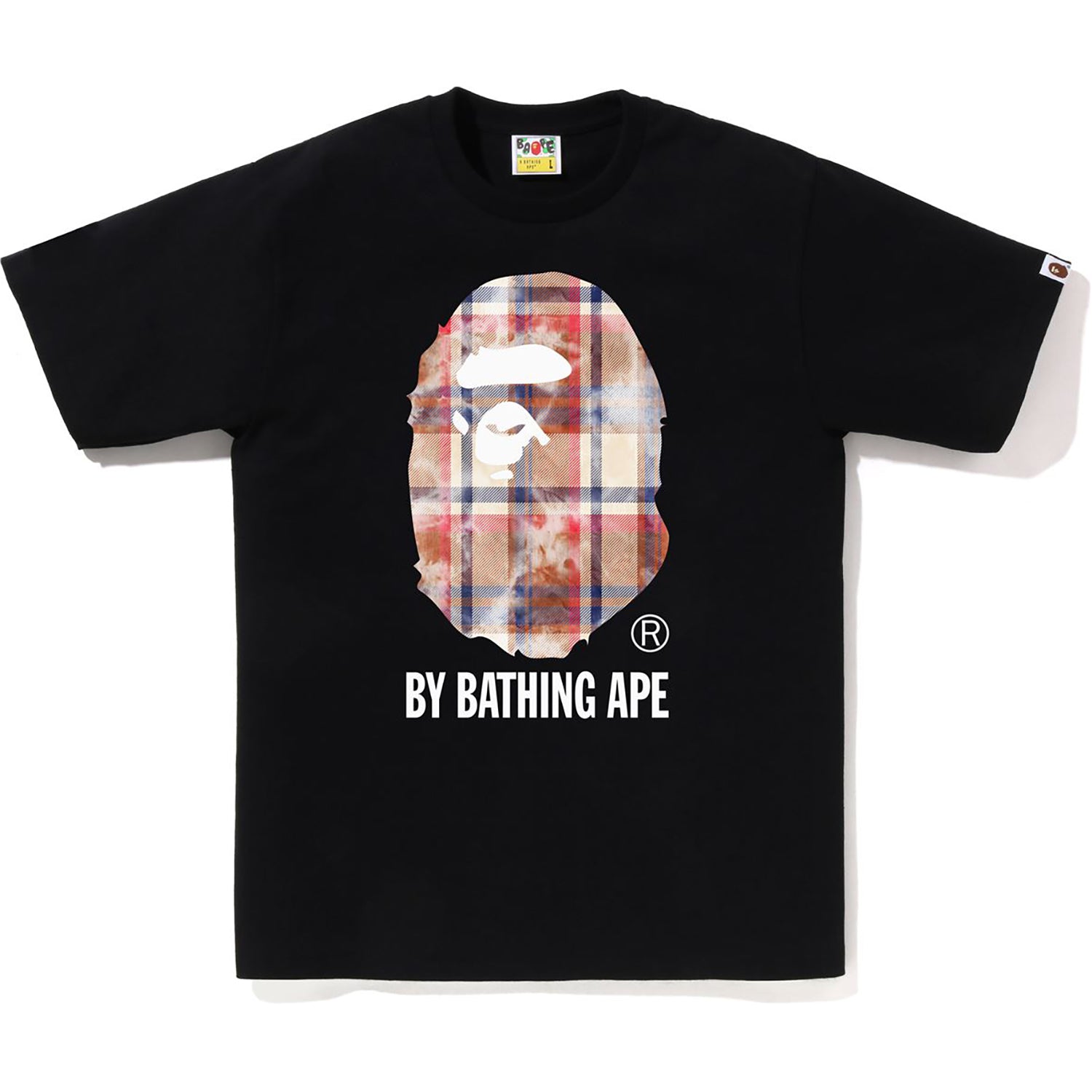 BLEACHED BAPE CHECK BY BATHING APE TEE MENS