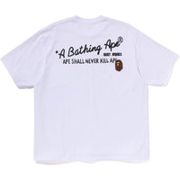 HAND DRAW BAPE RELAXED FIT TEE MENS