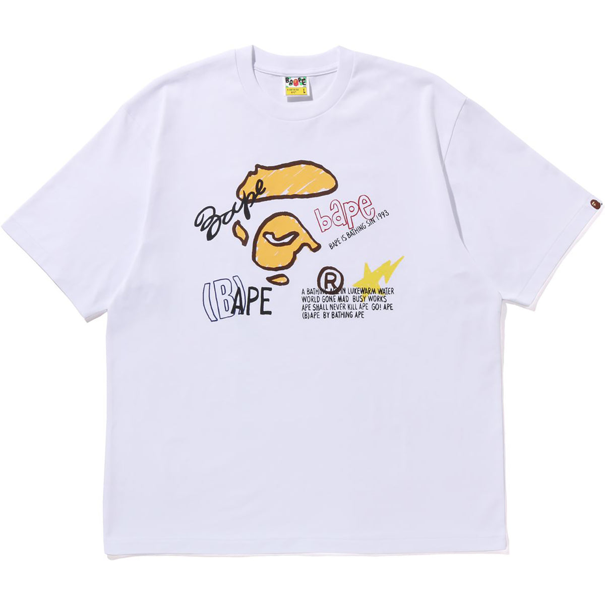 HAND DRAW GRAPHIC RELAXED FIT TEE MENS