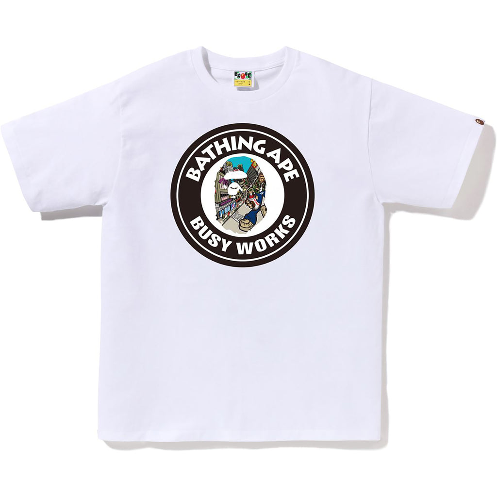 COMIC ART BUSY WORKS TEE MENS | us.bape.com