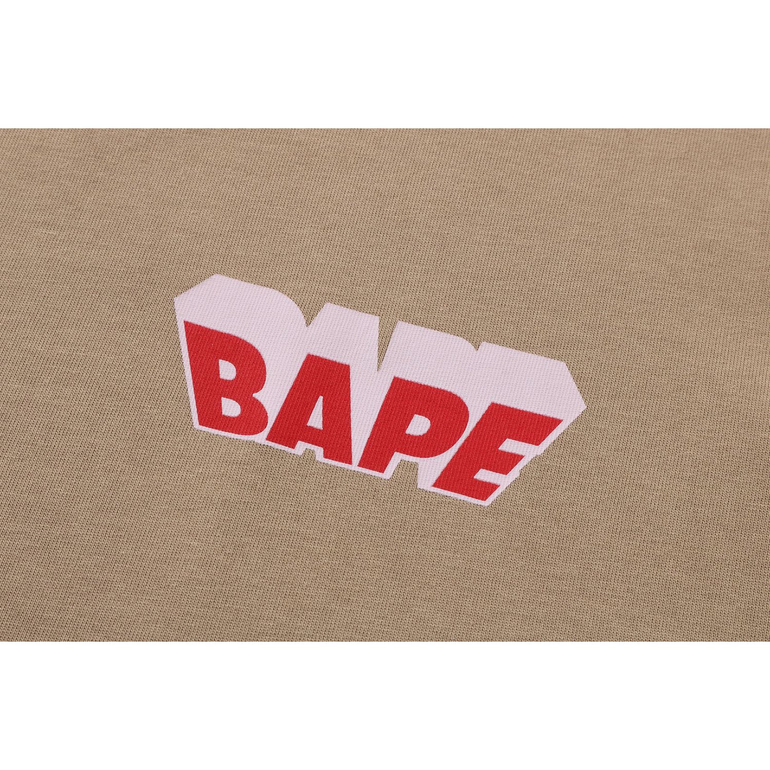 Graffiti Bape Logo Relaxed Fit Tee Mens 1K30 110 339 Black S