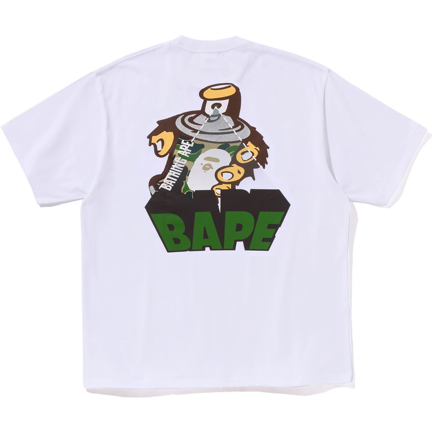GRAFFITI BAPE LOGO RELAXED FIT TEE MENS – us.bape.com