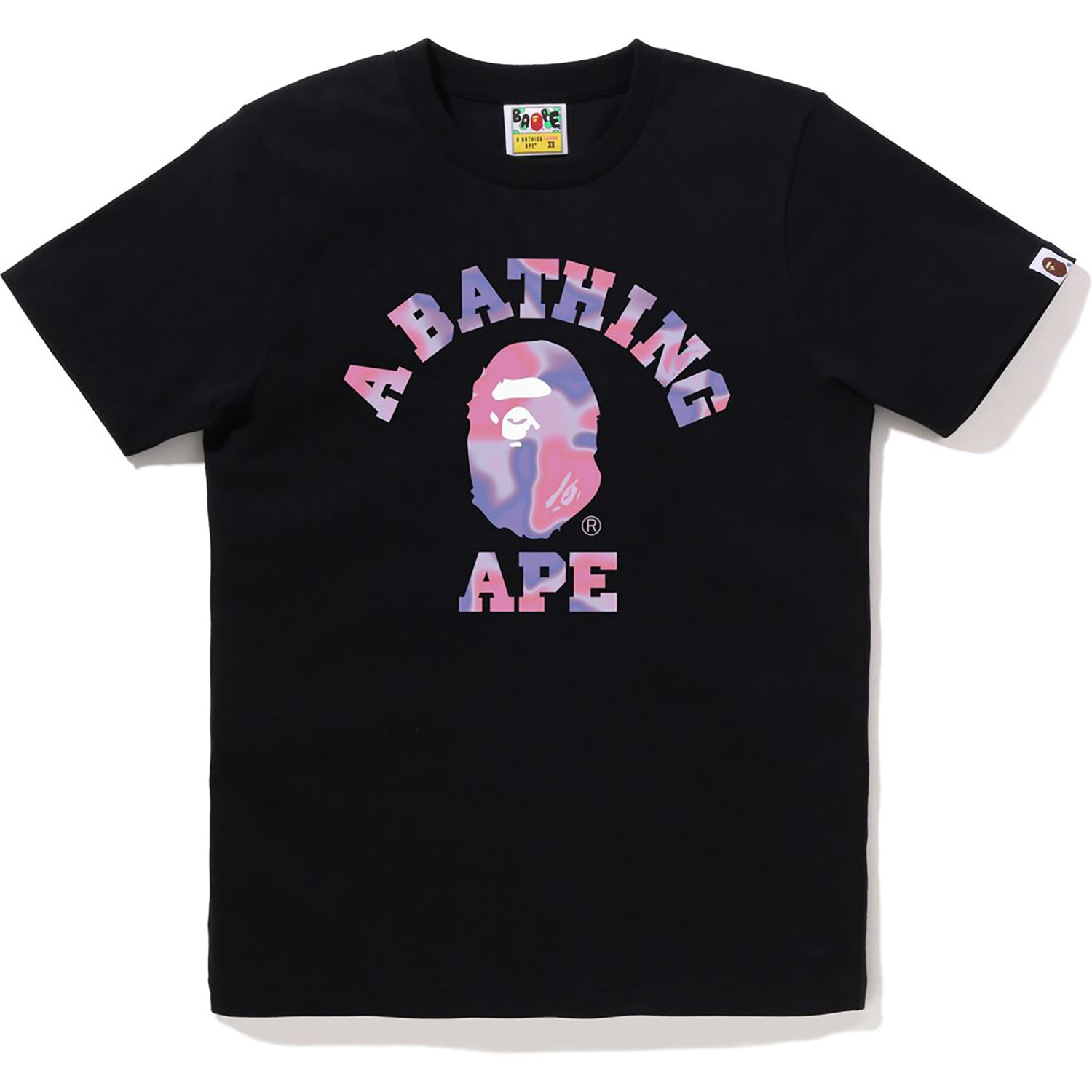 BAPE Online Exclusive College Tee White