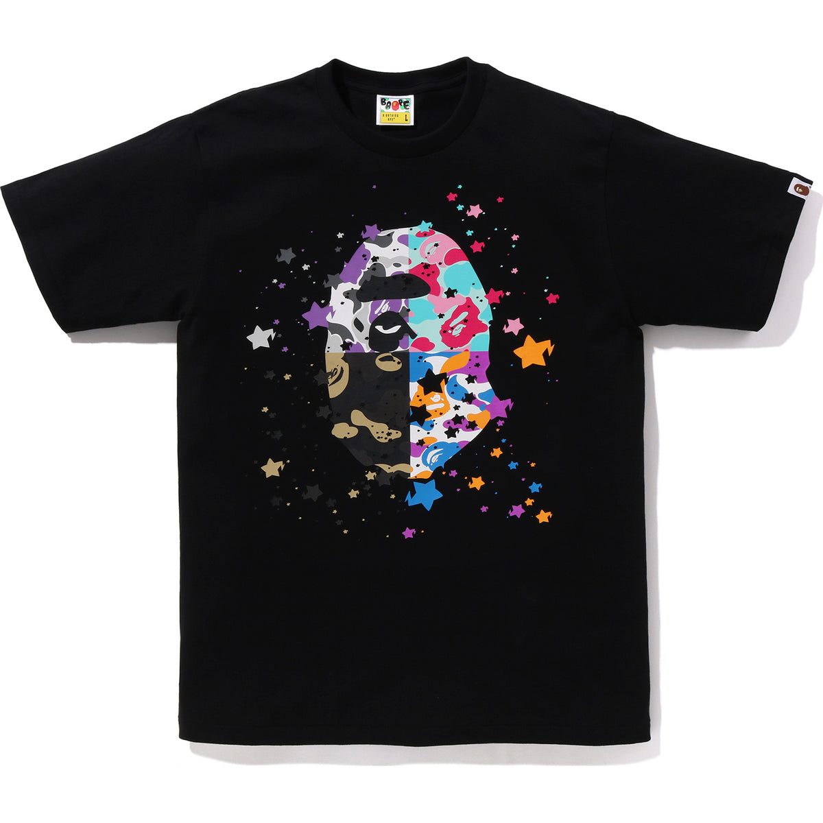 BAPE US APE HEAD STA TEE MENS