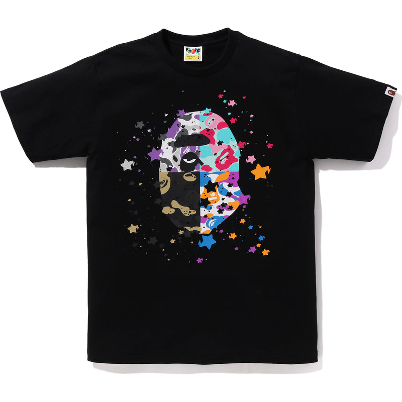 BAPE US APE HEAD STA TEE MENS – - Main Image