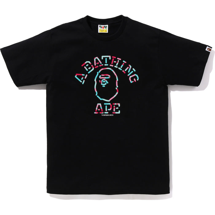 BAPE STORE MIAMI NEON SIGN COLLEGE TEE MENS