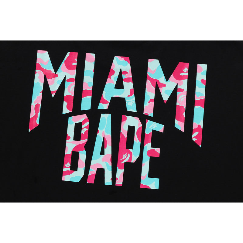 BAPE STORE MIAMI NEON SIGN COLLEGE TEE MENS