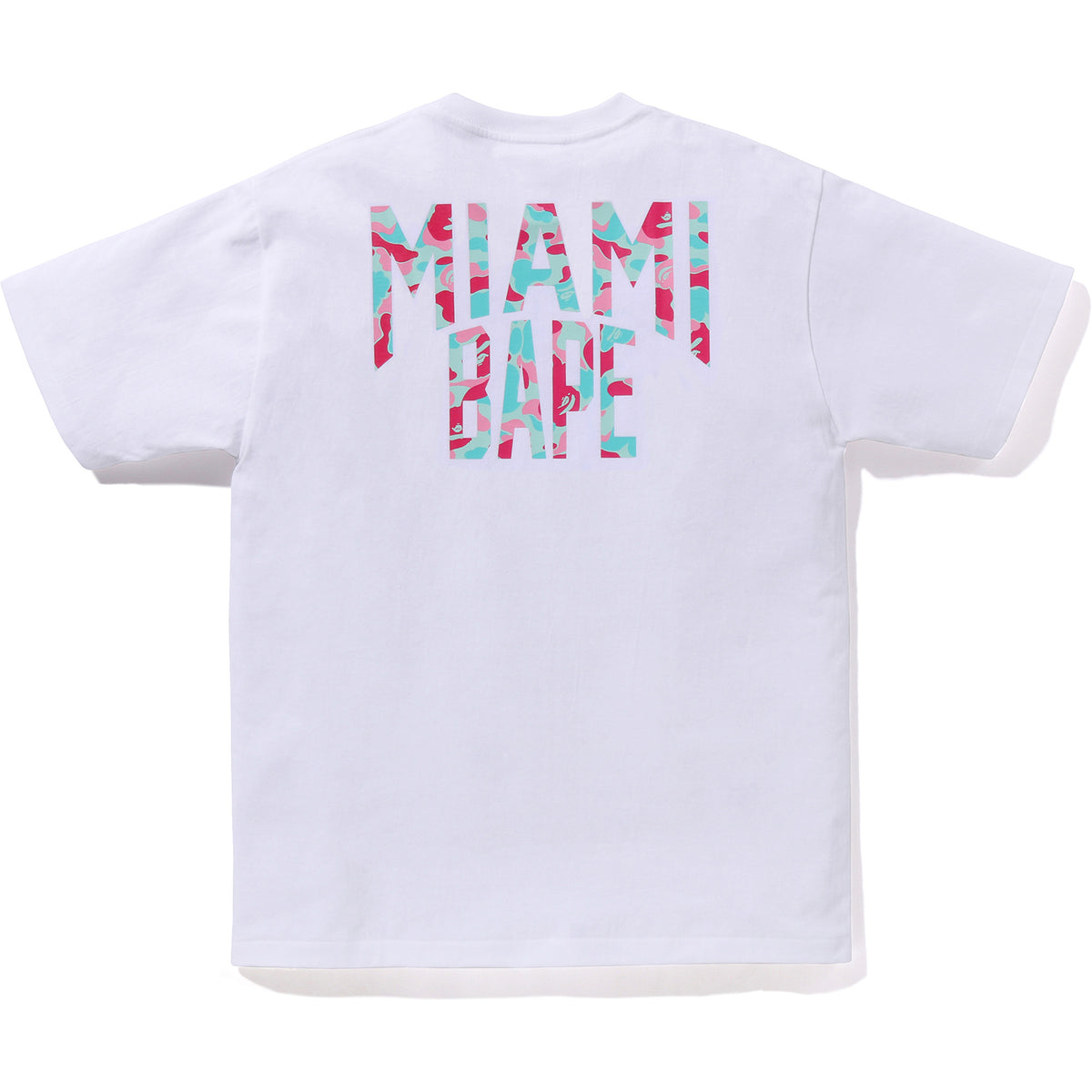 BAPE STORE MIAMI NEON SIGN COLLEGE TEE MENS