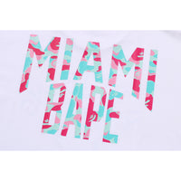 BAPE STORE MIAMI NEON SIGN COLLEGE TEE MENS