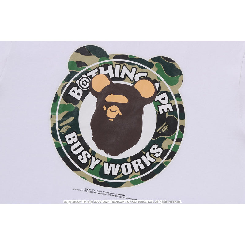 BAPE X MEDICOM TOY - ABC CAMO BE@R MILO ON BAPE TEE MENS