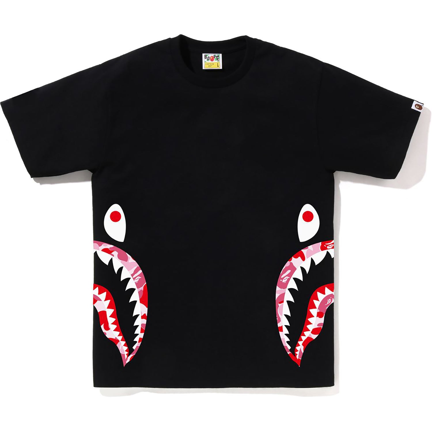 ABC CAMO SIDE SHARK TEE MENS – us.bape.com