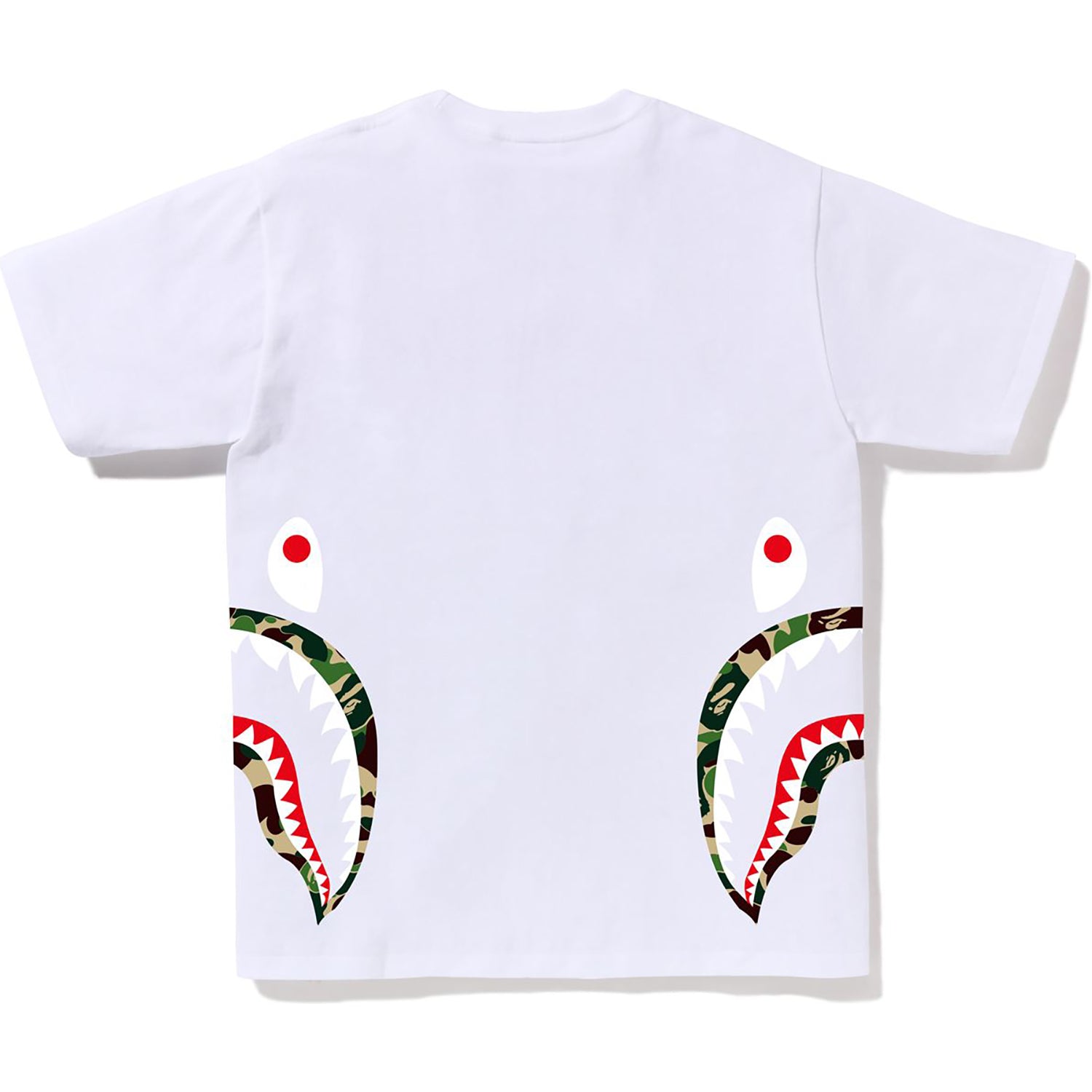 Bape blue camo shark tee best sale