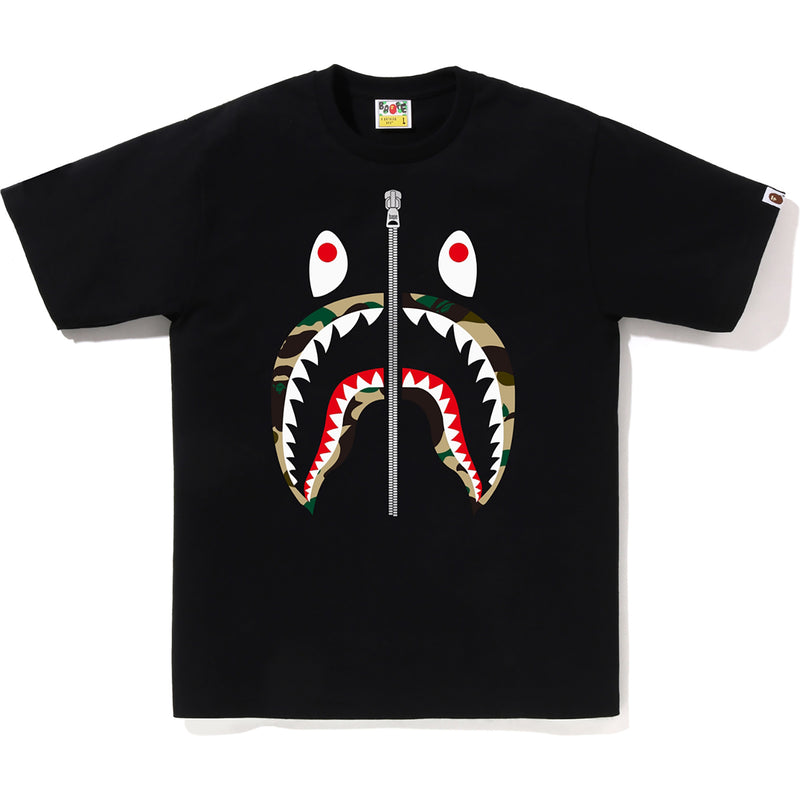 1ST CAMO SHARK TEE MENS