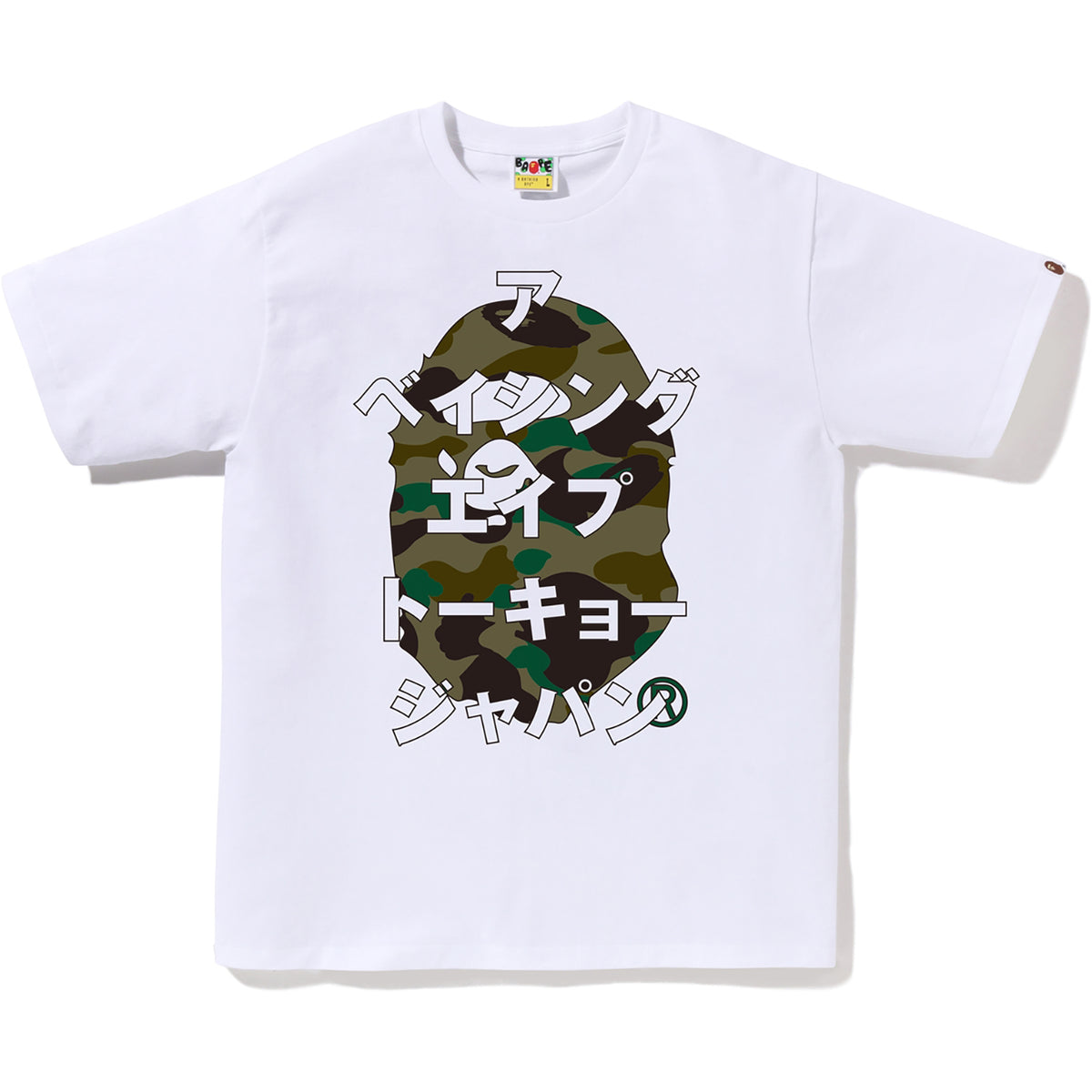 1ST CAMO BAPE KATAKANA TEE MENS