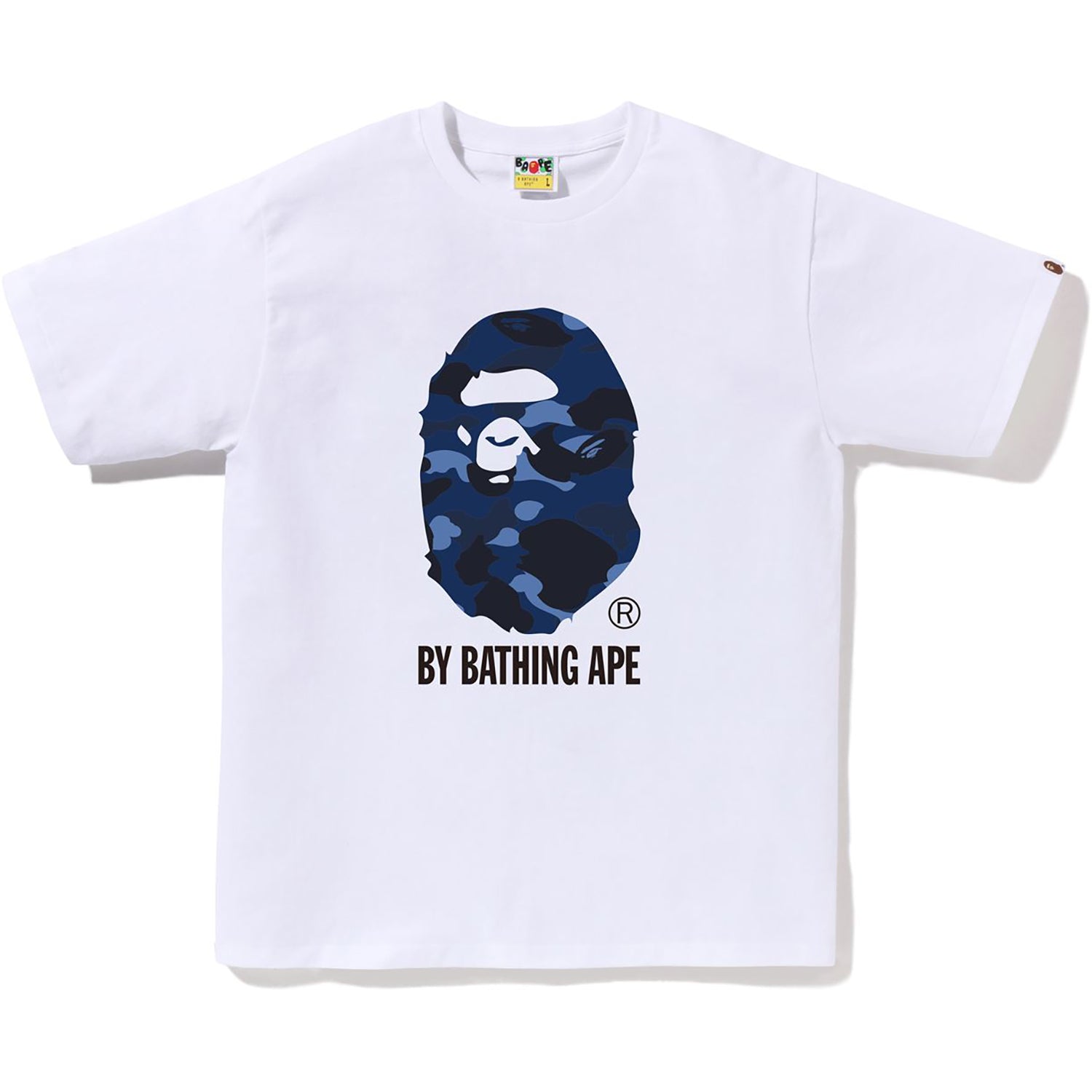 Bape Color Camo by Bathing Ape Tee SS22 White Purple